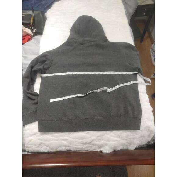 Aeropostale Men's Hoodie Long Sleeve Sweatshirt Gray Size L College Vintage - Picture 8 of 10